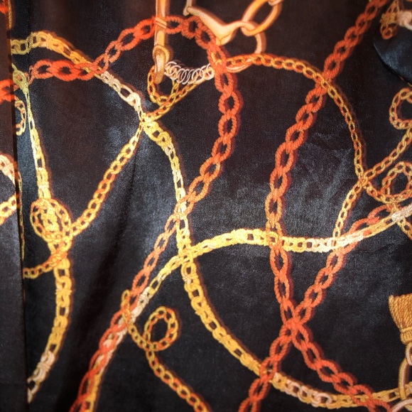 NWT Chain Print Women's Blouse XL - Picture 5 of 6